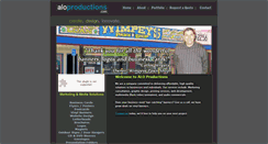 Desktop Screenshot of aloproductions.com
